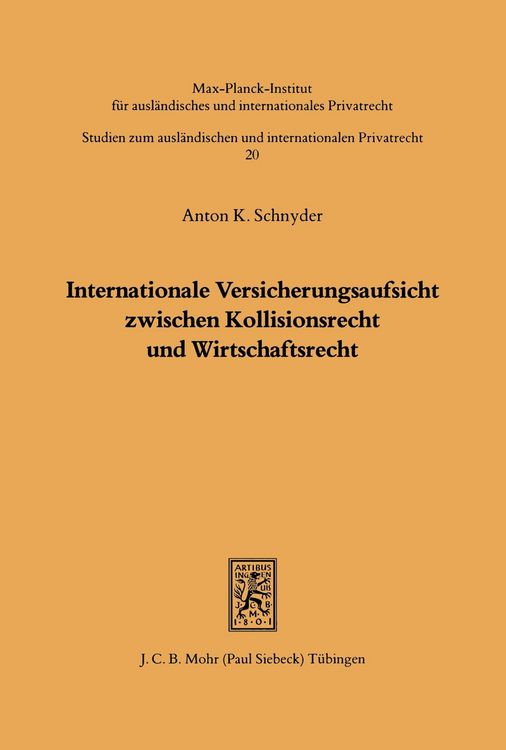 Produktbild: Internationale Versicherungsaufsicht