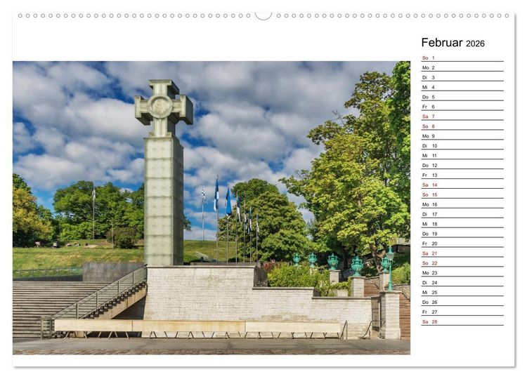 Produktbild: Entdeckungen im Baltikum (Wandkalender 2026 DIN A2 quer), CALVENDO Monatskalender