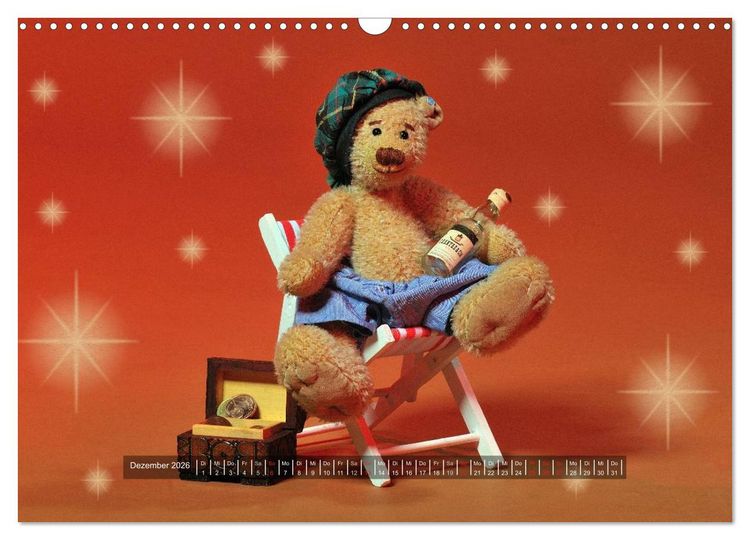 Produktbild: Die Teddys sind los (Wandkalender 2026 DIN A3 quer), CALVENDO Monatskalender