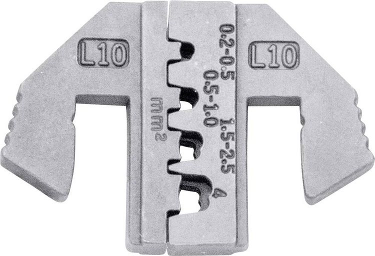Produktbild: TOOLCRAFT TO-9627243 Crimpeinsatz SPT Flachkontakt, SPT Buchsenkontakt, MCP 0.2 bis 4 mm&sup2; Passend f&uuml;r Marke (Zangen) TOOLCRAFT