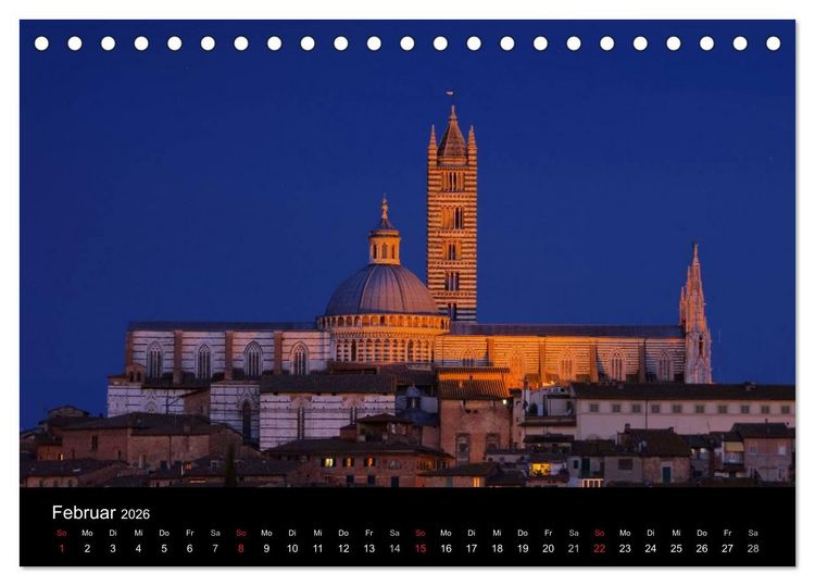 Produktbild: Toskana &ndash; Traumlandschaft in Italien (Tischkalender 2026 DIN A5 quer), CALVENDO Monatskalender