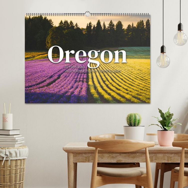 Produktbild: Oregon - Amerikas wundersch&ouml;ne Westk&uuml;ste (Wandkalender 2026 DIN A2 quer), CALVENDO Monatskalender