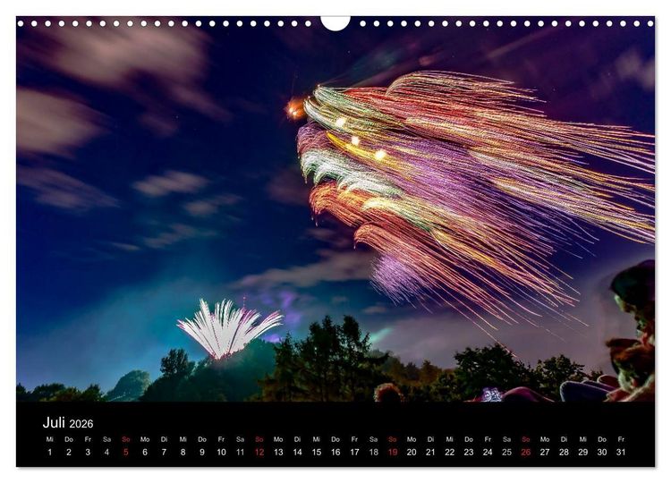 Produktbild: M&uuml;nchen bei Nacht (Wandkalender 2026 DIN A3 quer), CALVENDO Monatskalender