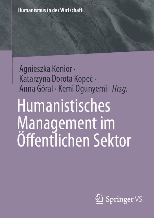 Produktbild: Humanistisches Management im &Ouml;ffentlichen Sektor