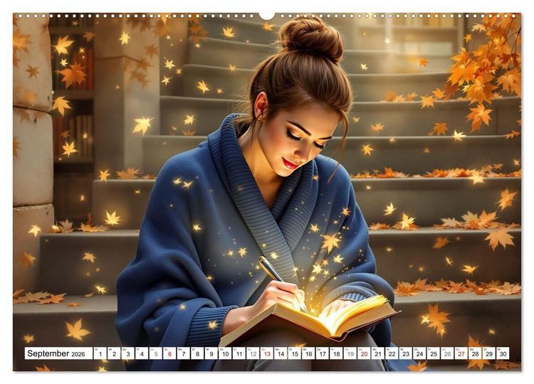 Produktbild: Lichtgefl&uuml;ster (Wandkalender 2026 DIN A2 quer), CALVENDO Monatskalender