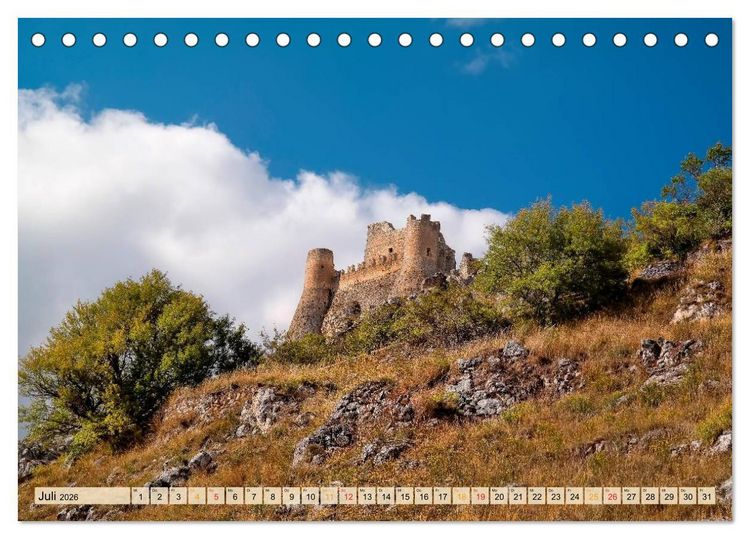 Produktbild: Abruzzen, vom Apennin bis an die Adria (Tischkalender 2026 DIN A5 quer), CALVENDO Monatskalender