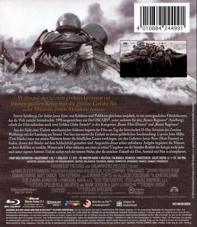 Produktbild: Der Soldat James Ryan
