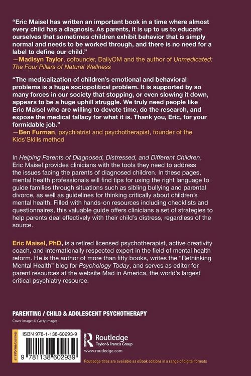 Produktbild: Helping Parents of Diagnosed, Distressed, and Different Children