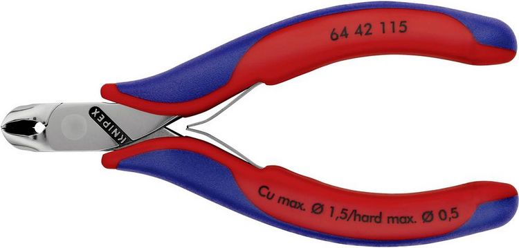 Produktbild: Knipex 64 42 115 Elektriker Vornschneider 115 mm