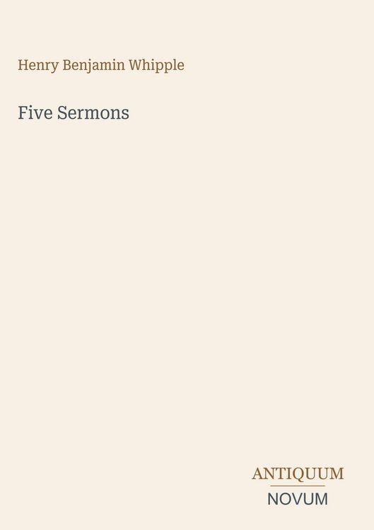 Produktbild: Five Sermons