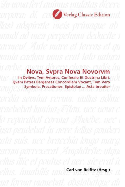 Produktbild: Nova, Svpra Nova Novorvm