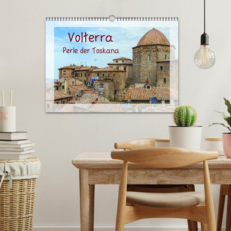 Produktbild: Volterra Perle der Toskana (Wandkalender 2026 DIN A3 quer), CALVENDO Monatskalender
