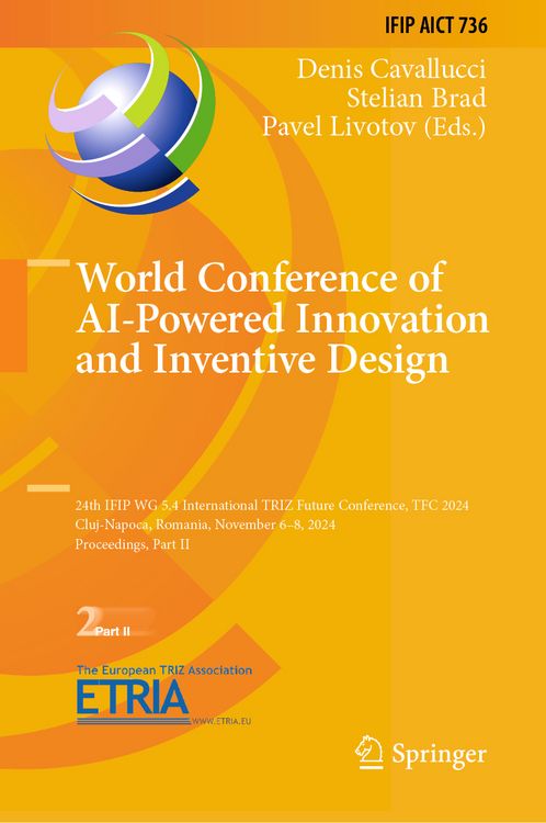 Produktbild: World Conference of AI-Powered Innovation and Inventive Design