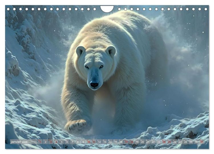 Produktbild: Regards Sauvages &ndash; Rencontres au c&oelig;ur du monde sauvage (Calendrier mural 2026 DIN A4 vertical), CALVENDO calendrier mensuel