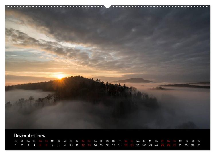 Produktbild: Der Hegau - Wanderparadies am westlichen Bodensee (Wandkalender 2026 DIN A2 quer), CALVENDO Monatskalender