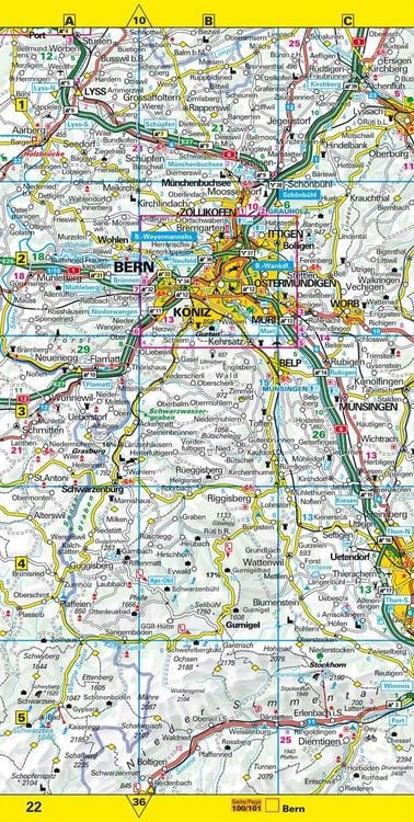 Produktbild: Hallwag Touring Strassenatlas Schweiz