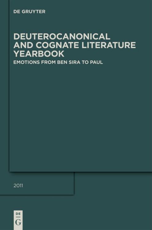 Produktbild: Emotions from Ben Sira to Paul