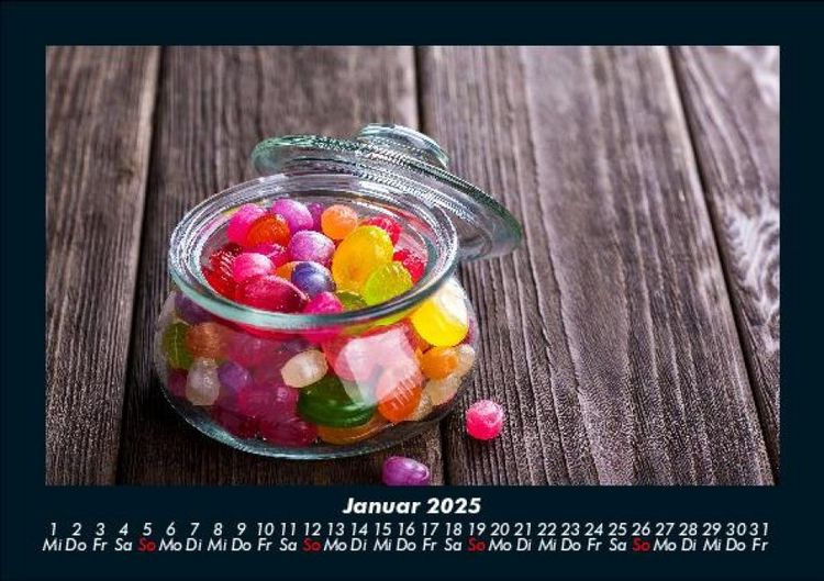 Produktbild: World of Sweets 2025 Fotokalender DIN A5