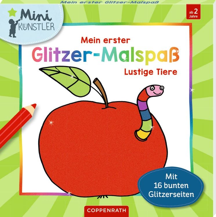 Produktbild: Mein 1. Glitzer-Malspaß - Lustige Tiere (Mini-Künstler)