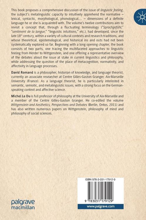Produktbild: Emotions, Metacognition, and the Intuition of Language Normativity