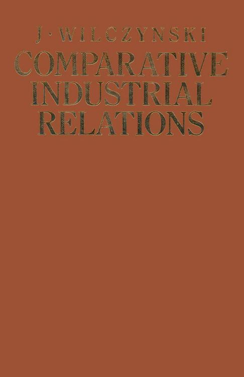 Produktbild: Comparative Industrial Relations