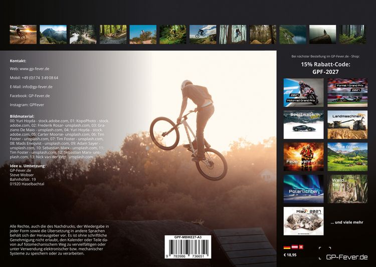 Produktbild: MTB | Mountainbike - 2027 - Kalender DIN A3