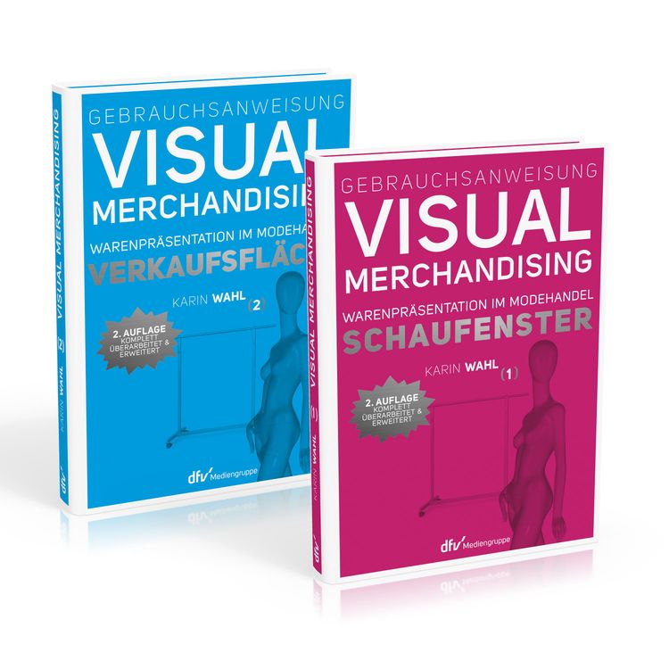Produktbild: Gebrauchsanweisung Visual Merchandising Band 1 Schaufenster und Band 2 Verkaufsfl&auml;che im Set