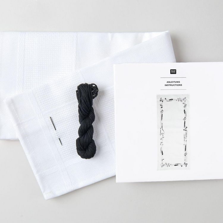Produktbild: Stickpackung Gez&auml;hlter Kreuzstich, Tischl&auml;ufer Gr&auml;ser