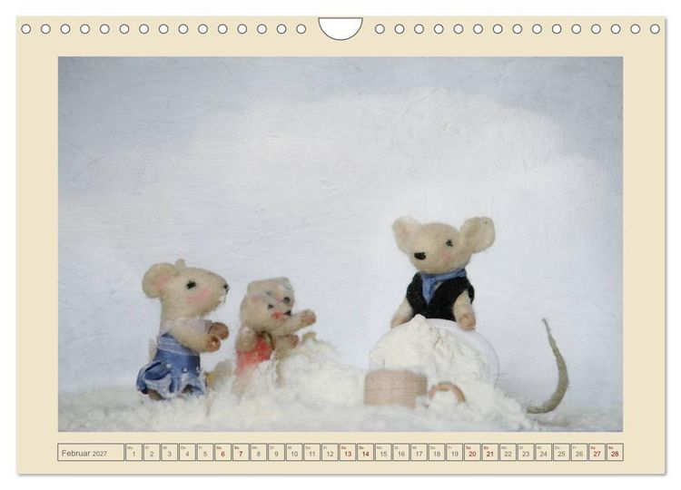 Produktbild: Bei Familie Maus zuhaus (Wandkalender 2027 DIN A4 quer), CALVENDO Monatskalender