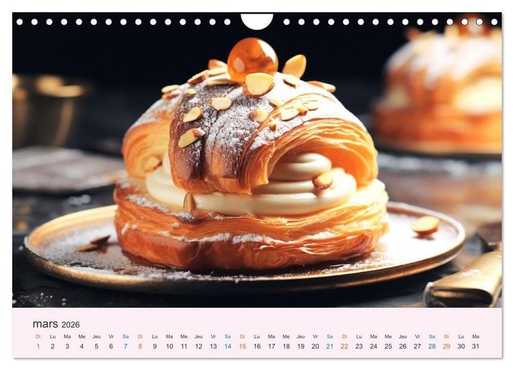 Produktbild: Les d&eacute;lices du temps (Calendrier mural 2026 DIN A4 vertical), CALVENDO calendrier mensuel