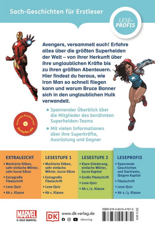 Produktbild: SUPERLESER! MARVEL Avengers Die Welt der Superhelden