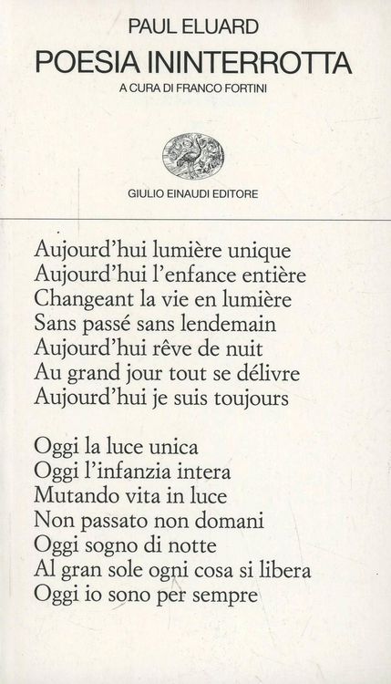 Produktbild: Poesia ininterrotta