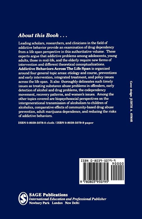 Produktbild: Addictive Behaviors Across the Life Span