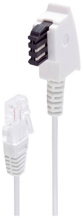 Produktbild: Shiverpeaks DSL Anschlusskabel [1x TAE-F-Stecker - 1x RJ45-Stecker 8p2c] 10m Wei&szlig;