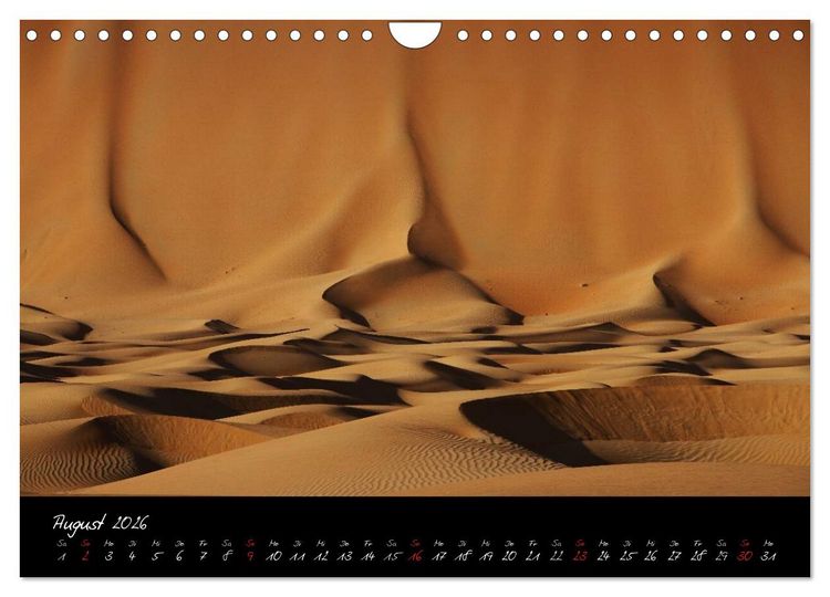 Produktbild: Farben der W&uuml;ste (Wandkalender 2026 DIN A4 quer), CALVENDO Monatskalender