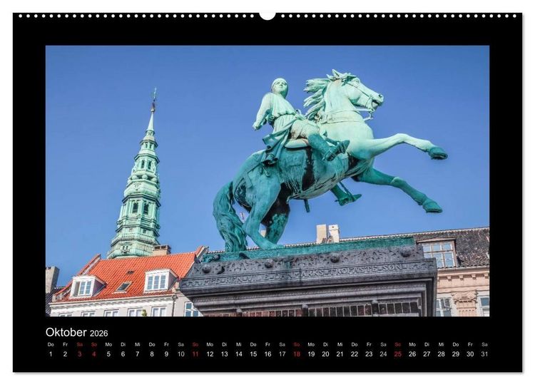 Produktbild: Kopenhagen (Wandkalender 2026 DIN A2 quer), CALVENDO Monatskalender