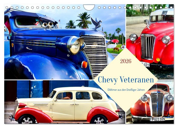 Produktbild: Chevy Veteranen - Oldtimer aus den Drei&szlig;iger Jahren (Wandkalender 2026 DIN A4 quer), CALVENDO Monatskalender