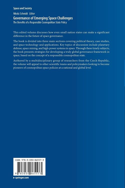 Produktbild: Governance of Emerging Space Challenges