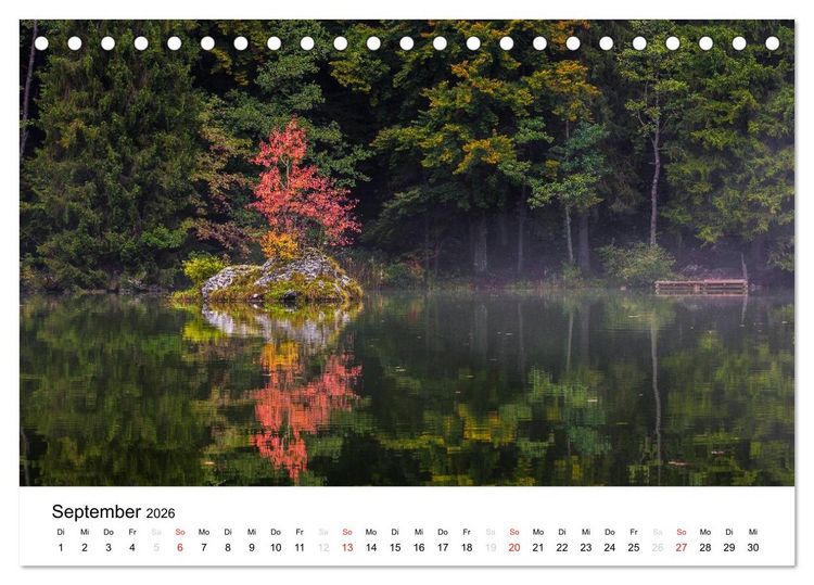 Produktbild: Tirol &ndash; Impressionen aus dem Alpenland (Tischkalender 2026 DIN A5 quer), CALVENDO Monatskalender
