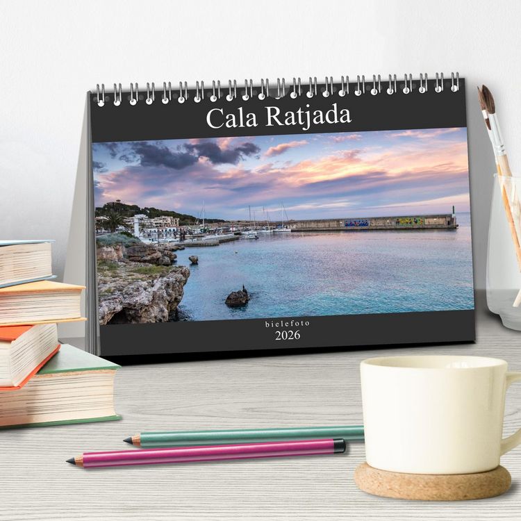 Produktbild: Cala Ratjada Kalender (Tischkalender 2026 DIN A5 quer), CALVENDO Monatskalender