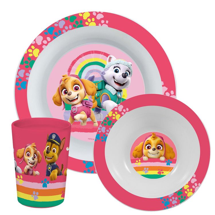 Produktbild: Paw Patrol Girl 3tlg. Fr&uuml;hst&uuml;cksset