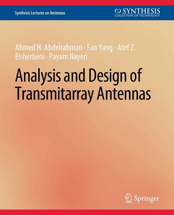 Produktbild: Analysis and Design of Transmitarray Antennas