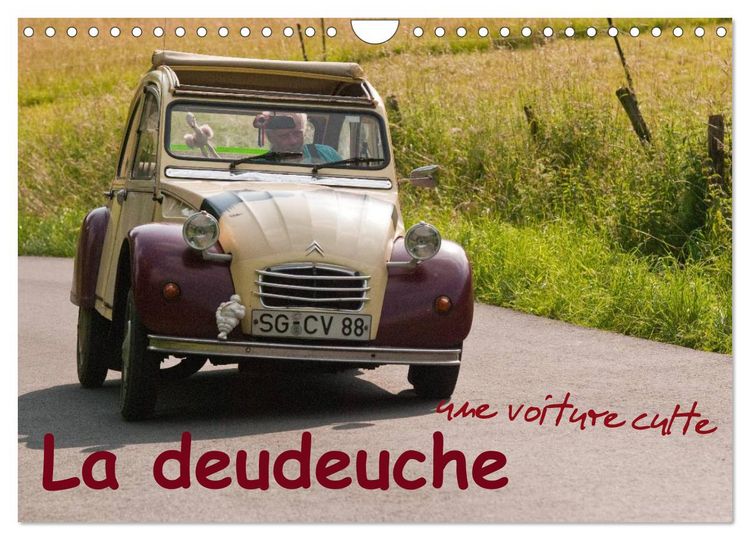 Produktbild: La deudeuche une voiture culte (Calendrier mural 2026 DIN A4 vertical), CALVENDO calendrier mensuel