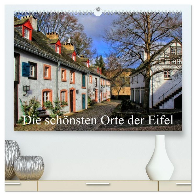 Produktbild: Die sch&ouml;nsten Orte der Eifel (hochwertiger Premium Wandkalender 2026 DIN A2 quer), Kunstdruck in Hochglanz