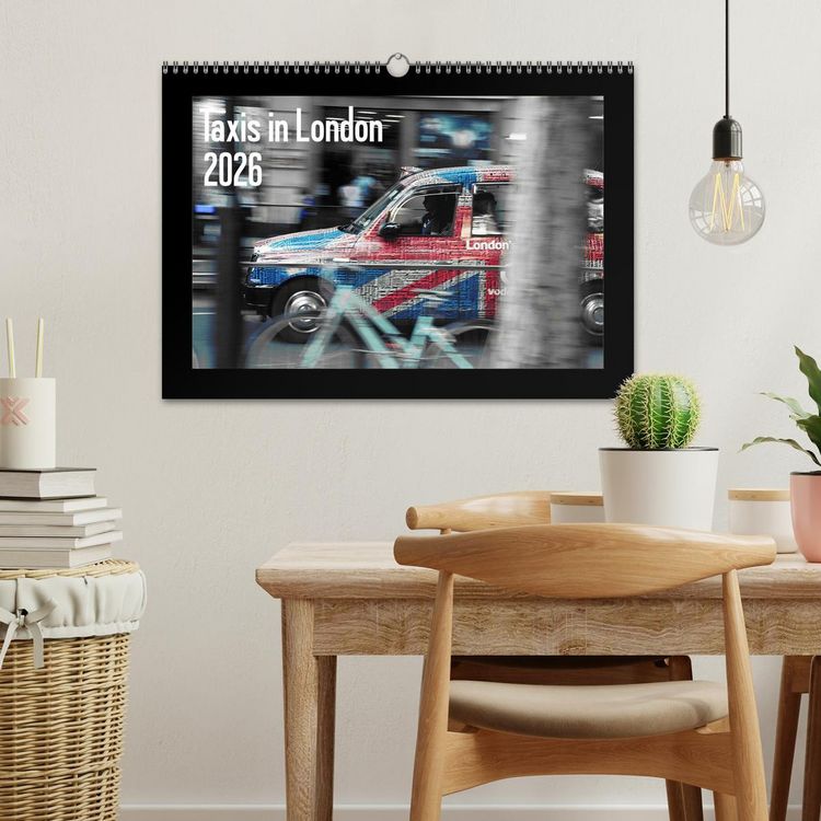 Produktbild: Taxis in London / UK-Version (Wall Calendar 2026 DIN A3 landscape), CALVENDO 12 Month Wall Calendar