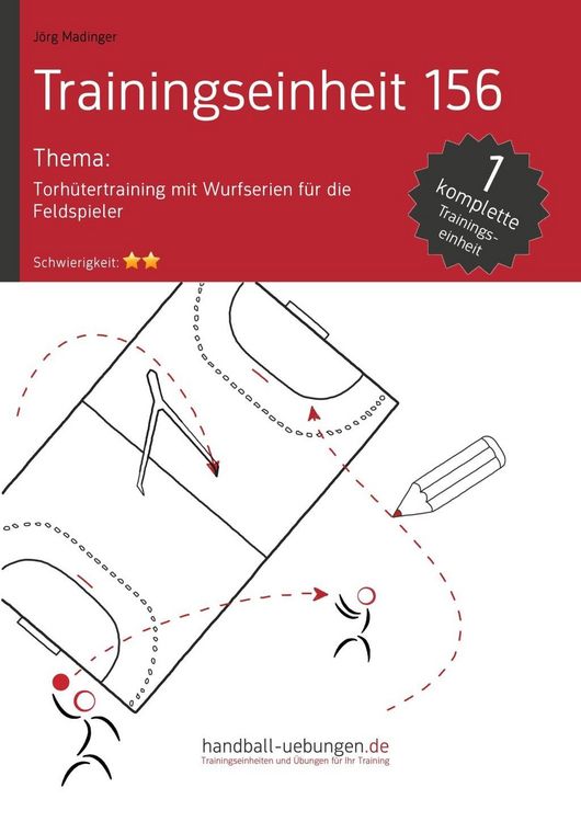 Produktbild: Torh&uuml;tertraining mit Wurfserien f&uuml;r die Feldspieler (TE 156)
