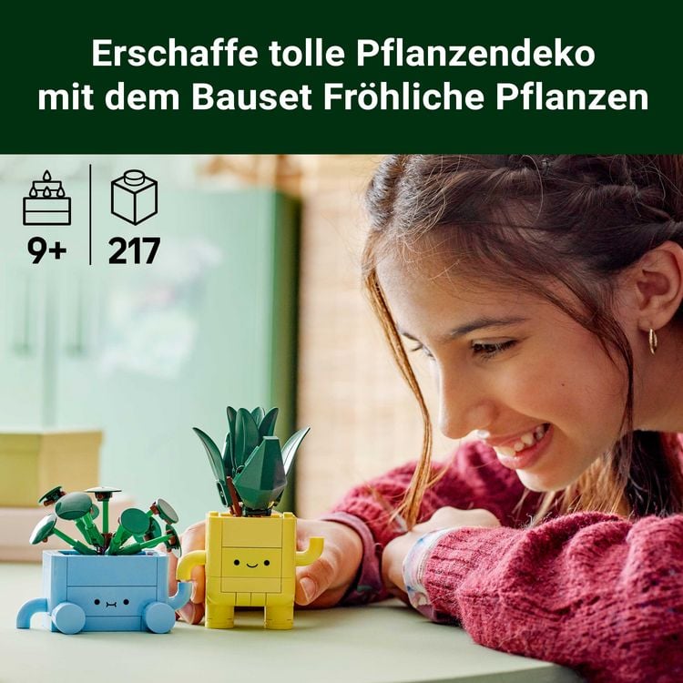 Produktbild: LEGO Botanicals 10349 Fr&ouml;hliche Pflanzen, Spielzeug f&uuml;r M&auml;dchen & Jungen