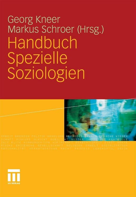 Produktbild: Handbuch Spezielle Soziologien