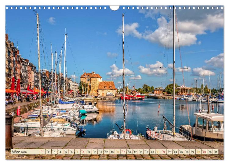 Produktbild: Honfleur - Bezauberndes Frankreich (Wandkalender 2026 DIN A3 quer), CALVENDO Monatskalender