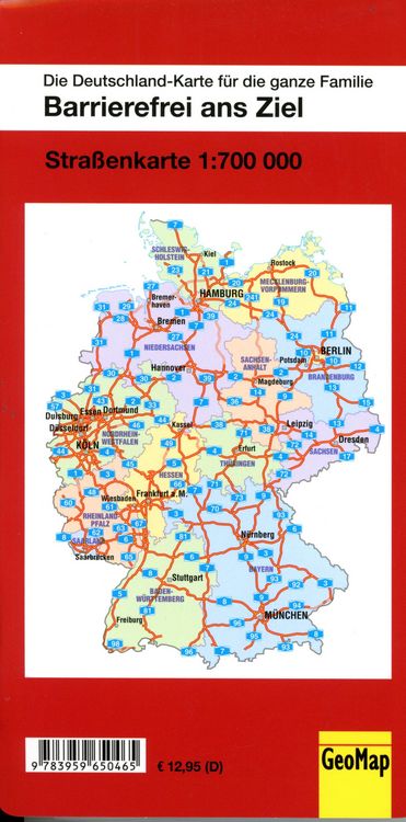 Produktbild: Stra&szlig;enkarte Deutschland 2024/25